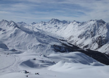 winter skigebiet silvretta arena ischgl